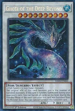 Ghoti aus dem tiefen Jenseits (V.3) RA04-060 Secret Rare Boosterfrisch Deutsch 1. Auflage
