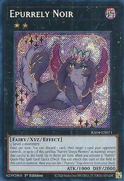 Epurrely Noir (V.3) RA04-071 Secret Rare Boosterfrisch Deutsch 1. Auflage