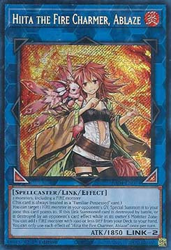Hiita the Fire Charmer, Ablaze RA04-074 Secret Rare Near Mint Englisch 1. Auflage