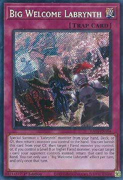Großes Willkommens-Labrynth (V.3) RA04-104 Secret Rare Boosterfrisch Deutsch 1. Auflage