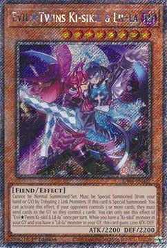 EvilTwins Ki-sikil & Lil-la (V.4) RA04-037 Platinum Secret Rare Near Mint Deutsch 1. Auflage