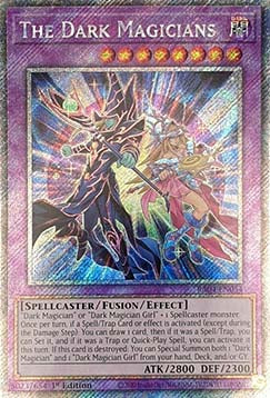 The Dark Magicians RA04-054 Platinum Secret Rare Near Mint Englisch 1. Auflage