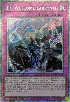 Großes Willkommens-Labrynth (V.4) RA04-104 Platinum Secret Rare Near Mint Deutsch 1. Auflage