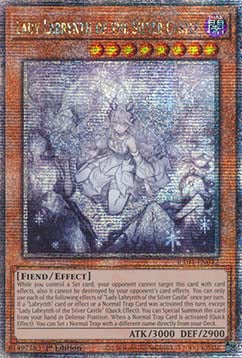 Lady Labrynth von der Silberburg RA04-042 Quarter Century Secret Rare Boosterfrisch Deutsch 1. Auflage