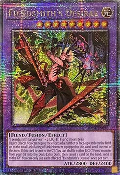 Fiendsmith's Desirae RA04-056 Quarter Century Secret Rare Near Mint Englisch