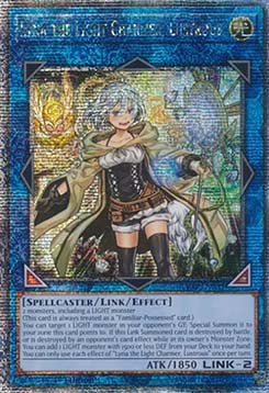 Lyna the Light Charmer, Lustrous RA04-081 Quarter Century Secret Rare Near Mint Englisch 1. Auflage