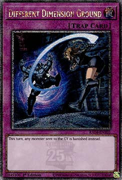 Boden einer anderen Dimension (V.5) RA04-101 Quarter Century Secret Rare Boosterfrisch Deutsch 1. Auflage