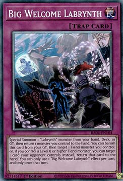 Big Welcome Labrynth RA04-104 Collectors Rare Near Mint Englisch 1. Auflage
