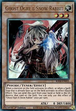 Geisteroger und Schneehase (V.7) RA04-015 Ultimate Rare Boosterfrisch Deutsch 1. Auflage