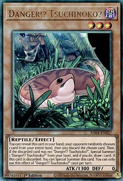 Gefahr!? Tsuchinoko? (V.7) RA04-027 Ultimate Rare Boosterfrisch Deutsch 1. Auflage