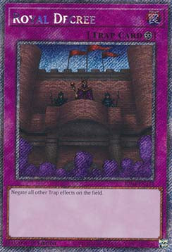 Royal Decree RA04-113 Platinum Secret Rare Near Mint Englisch 1. Auflage