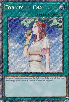 Forbidden Chalice (V.1) RA04-EN137 Platinum Secret Rare Near Mint Englisch 1. Auflage
