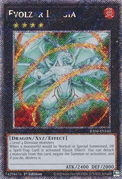 Evolzar Laggia (V.1) RA04-160 Platinum Secret Rare Boosterfrisch Deutsch 1. Auflage