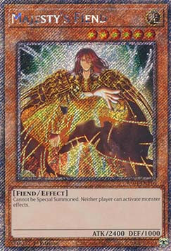Majestätsunterweltler (V.1) RA04-216 Platinum Secret Rare Boosterfrisch Deutsch 1. Auflage