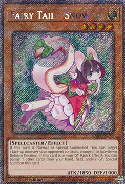 Märchenschweif - Schnee (V.1) RA04-269 Platinum Secret Rare Near Mint Deutsch 1. Auflage