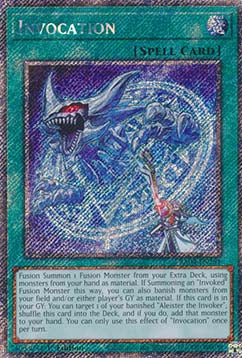 Beschwörung RA04-DE281 Platinum Secret Rare Excellent Deutsch 1. Auflage