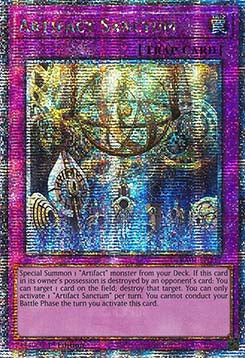 Artifact Sanctum (V.2) RA04-EN217 Quarter Century Secret Rare Near Mint Englisch 1. Auflage