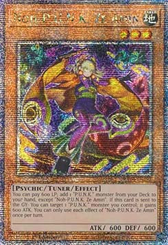 Noh-P.U.N.K. Ze Amin RA04-293 Quarter Century Secret Rare Near Mint Englisch 1. Auflage