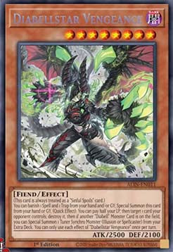 Diabellstar Vengeance ALIN-011 Secret Rare Near Mint Englisch 1. Auflage