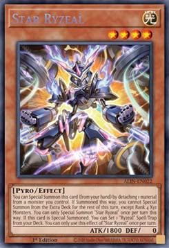 Star Ryzeal ALIN-EN022 Secret Rare Excellent Englisch 1. Auflage