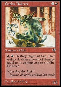 Goblin Tinkerer MIR- Common Played Englisch