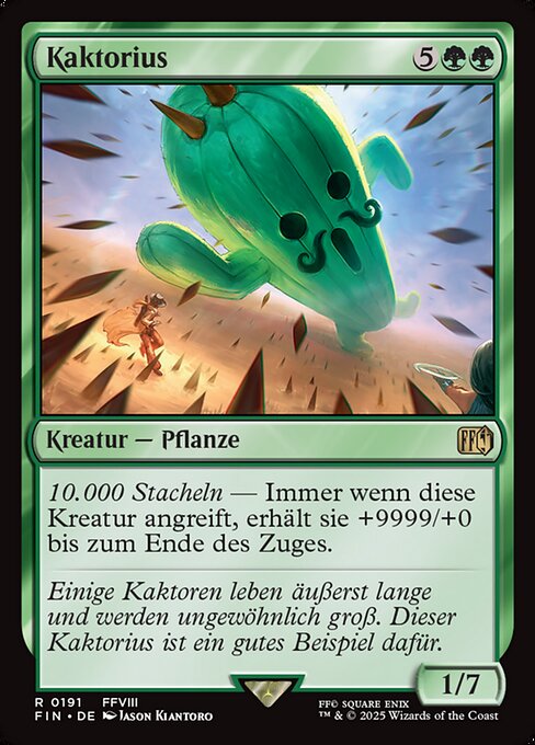 Kaktorius FIN-191 Rare Near Mint Deutsch