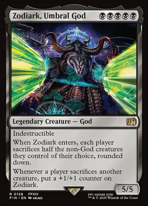 Zodiark, Umbral God FIN-128 Rare Near Mint Englisch