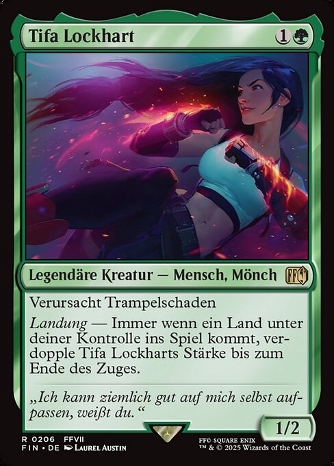 Tifa Lockhart FIN-206 Rare Near Mint Deutsch