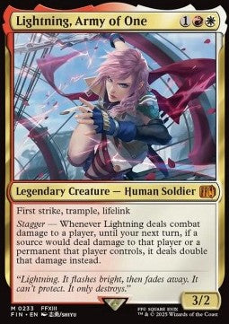 Lightning, Army of One FIN-233 Mythic Near Mint Englisch
