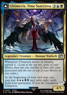 Ultimecia, Time Sorceress // Ultimecia, Omnipotent FIN-247 Uncommon Near Mint Deutsch