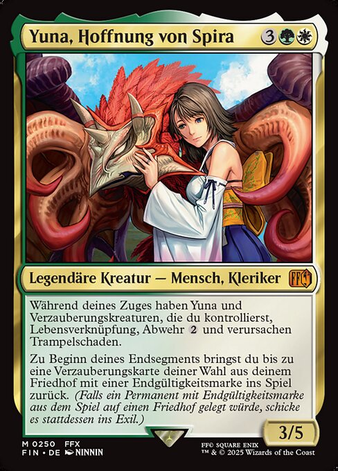 Yuna, Hoffnung von Spira FIN-250 Mythic Excellent Deutsch Foil