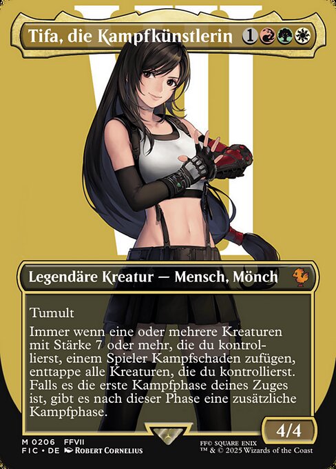 Tifa, Martial Artist (V.2) XFIC-206 Mythic Near Mint Deutsch