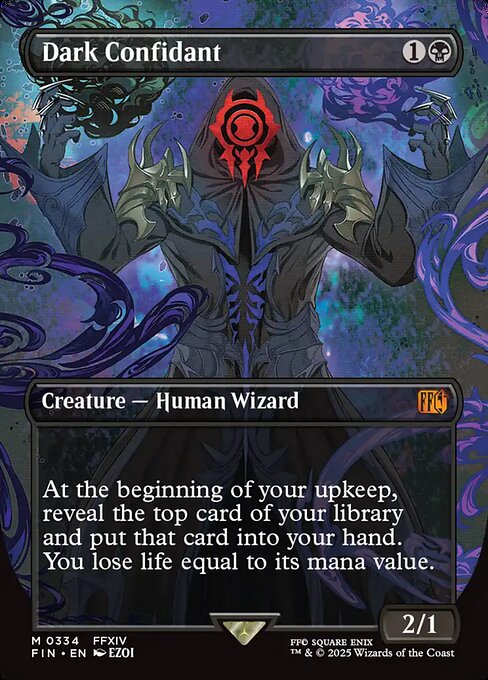 Dark Confidant XFIN-334 Mythic Near Mint Englisch Foil