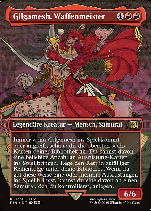Gilgamesh, Master-at-Arms (V.1) XFIN-338 Rare Near Mint Deutsch