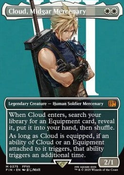 Cloud, Midgar Mercenary XFIN-375 Mythic Near Mint Englisch
