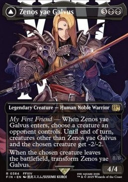 Zenos yae Galvus // Shinryu, Transcendent Rival XFIN-384 Rare Excellent Englisch
