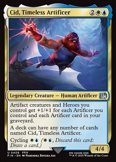 Cid, Timeless Artificer XFIN-409 Uncommon Near Mint Englisch