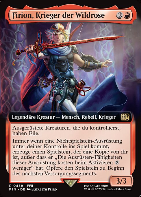 Firion, Wild Rose Warrior (V.2) XFIN-459 Rare Excellent Deutsch