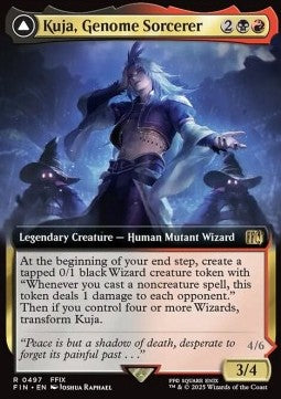Kuja, Genome Sorcerer // Trance Kuja, Fate Defied (V.2) XFIN-497 Rare Near Mint Deutsch