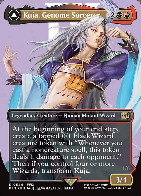 Kuja, Genome Sorcerer // Trance Kuja, Fate Defied XFIN-544 Rare Near Mint Englisch Foil