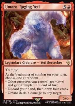 Umaro, Raging Yeti FIC-63 Rare Near Mint Deutsch