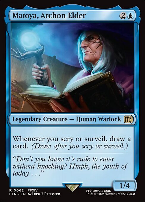 Matoya, Archon Elder FIN-62 Rare Near Mint Englisch
