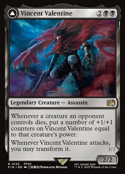 Vincent Valentine // Galian Beast FIN-125 Rare Near Mint Englisch
