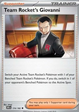 Team Rockets Giovanni DRI-174 Uncommon Near Mint Deutsch