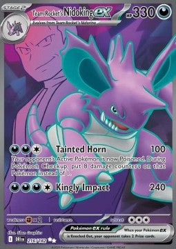 Team Rockets Nidoking ex DRI-216 Ultra Rare Near Mint Deutsch