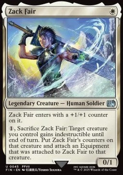 Zack Fair FIN-45 Uncommon Near Mint Deutsch