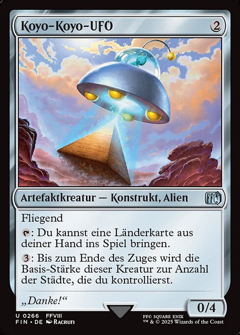 Koyo-Koyo-UFO FIN-266 Uncommon Excellent Deutsch