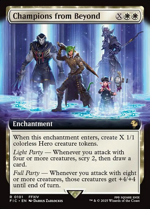 Champions from Beyond XFIC-101 Rare Near Mint Englisch Foil