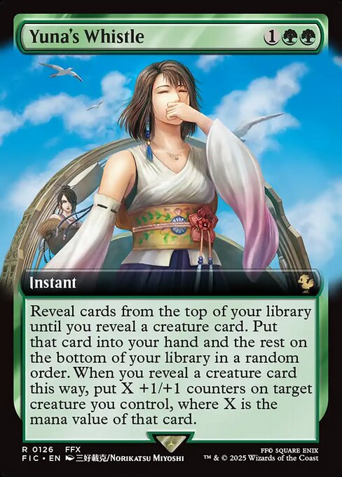 Yuna's Whistle XFIC-126 Rare Near Mint Englisch Foil