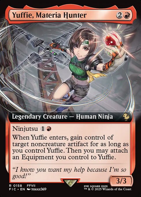 Yuffie, Materia Hunter XFIC-158 Rare Near Mint Englisch